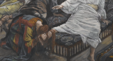 O unguento de Madalena (Le parfum de Madeleine), por James Tissot, 1886-1894.