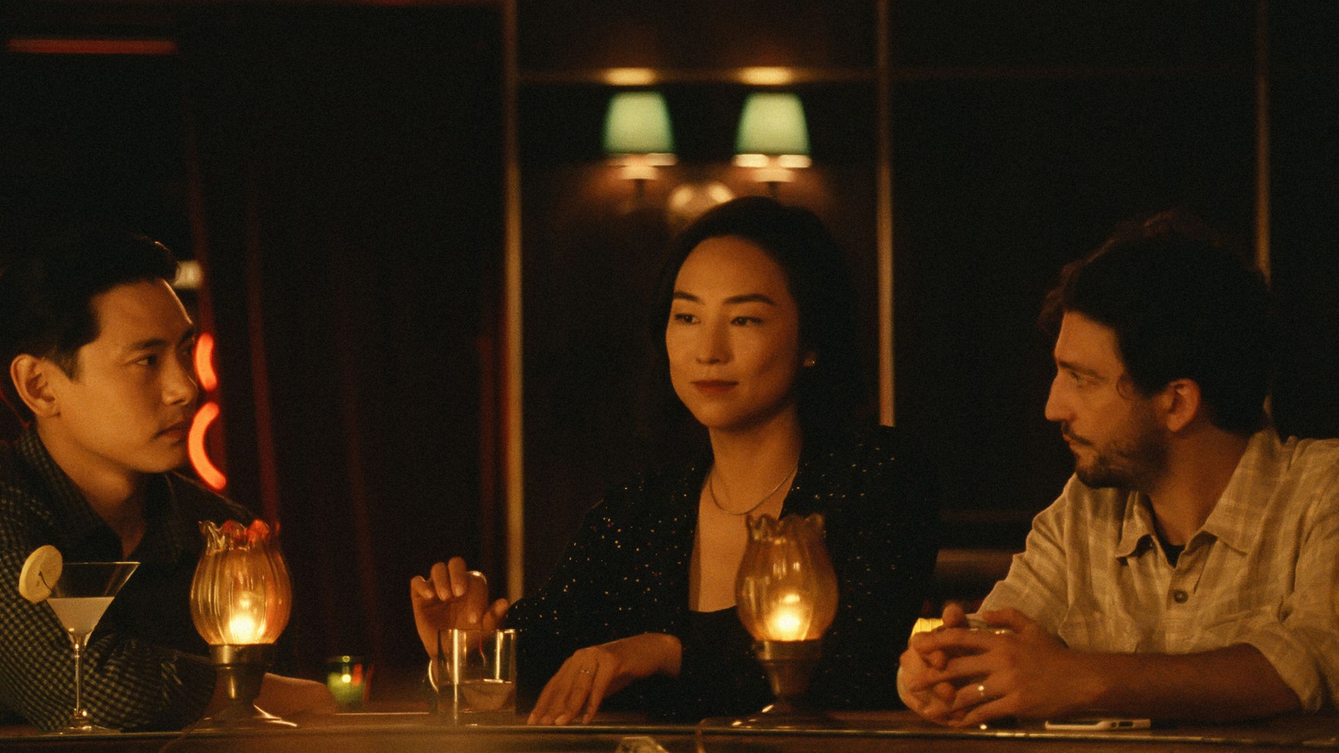 “Vidas Passadas”, estrelando Teo Yoo, Greta Lee e John Magaro.