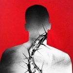 The silhouette of a man with the crown of thorns in him