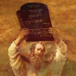 Moses with the Tablets of the Ten Commandments by Rembrandt