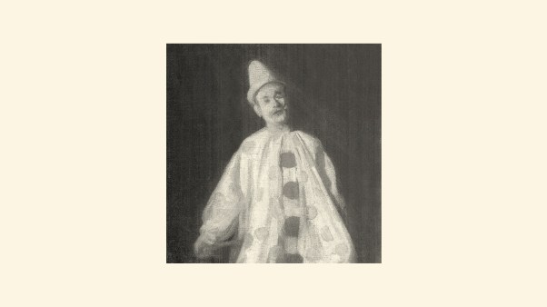 An image of a sad clown.