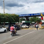 The Simón Bolívar International Bridge on the Colombia-Venezuela border.
