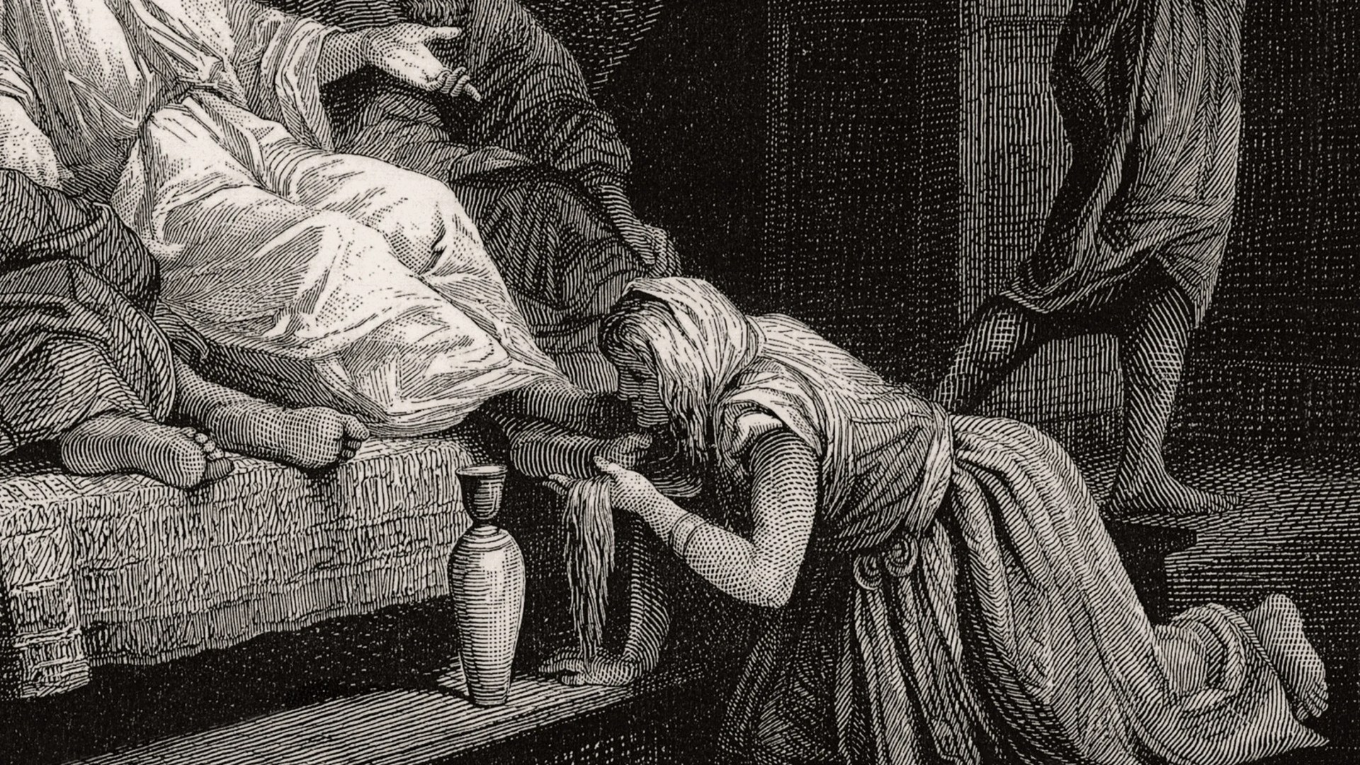 Unção de Jesus, por Alexandre Bida